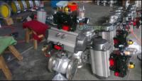 现货供应DN80气动V型球阀 ZSSV-64K气动V型球阀_机械及行业设备